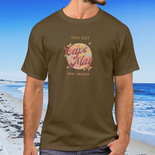 Cape May New Jersey Retro  Partij T-shirt