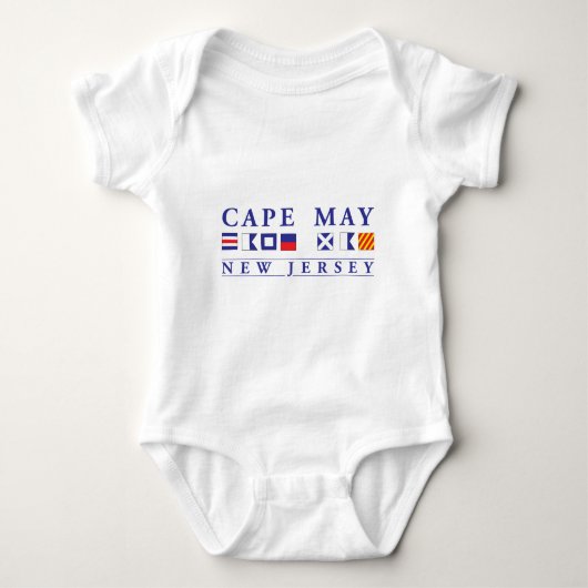 Cape May New Jersey Romper (Voorkant)