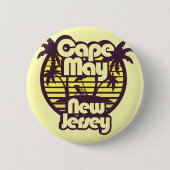 Cape May, New Jersey Ronde Button 5,7 Cm (Voorkant)