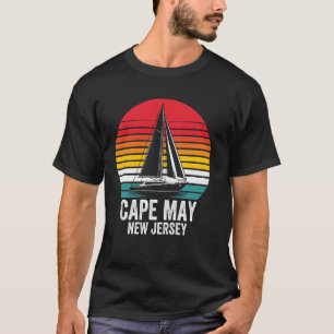 Cape May New Jersey, Sailing Cape May, Zeilboot Ca T-shirt