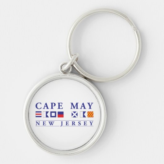 Cape May New Jersey Sleutelhanger (Voorkant)