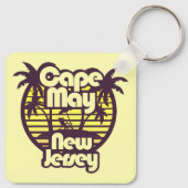 Cape May, New Jersey Sleutelhanger (Achterkant)