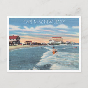 Cape May, New Jersey  strand scene Briefkaart