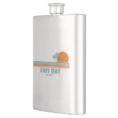 Cape May New Jersey Sun Palm Trees Flacon (Links)