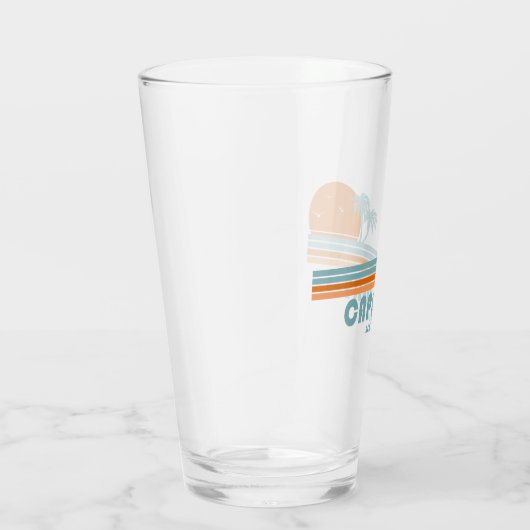 Cape May New Jersey Sun Palm Trees Glas (Rechts)