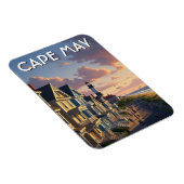 Cape May New Jersey Travel Postcard Magneet (Rechterzijde)