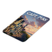 Cape May New Jersey Travel Postcard Magneet (Linkerzijde)