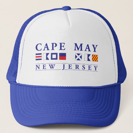 Cape May New Jersey Trucker Pet (Voorkant)