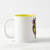 Cape May, New Jersey Tweekleurige Koffiemok (Links)