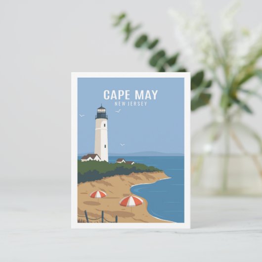 Cape May New Jersey Verenigde Staten Travel Place  Briefkaart (Staand voorkant)