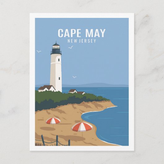 Cape May New Jersey Verenigde Staten Travel Place  Briefkaart (Voorkant)