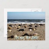 Cape May, NJ Beach Scene Briefkaart (Voorkant / Achterkant)