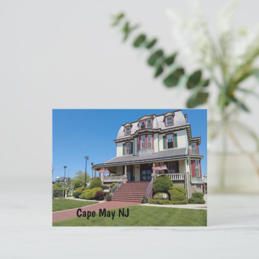 Cape May NJ Briefkaart (Staand voorkant)