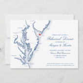 Cape May NJ Elegante bruiloft repetitie diner Kaart (Voorkant)