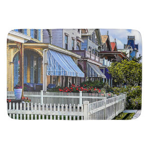 Cape May NJ - Kleurrijke Victoriaanse Straat Badmat