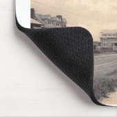 Cape May NJ Map Coördineert  stijl Muismat (Hoek)