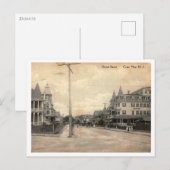 Cape May NJ, Ocean Street, c1910  Briefkaart (Voorkant / Achterkant)