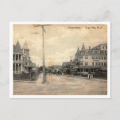 Cape May NJ, Ocean Street, c1910  Briefkaart (Voorkant)
