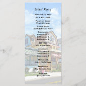 Cape May NJ - Zusters die Perry Street aflopen Programmakaart (Achterkant)
