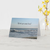 Cape May Ocean Waves Lighthouse Blank Kaart (Gele Bloem)