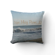 Cape May Point, NJ Ocean Waves Sandy Beach