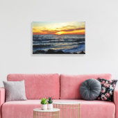 Cape May Point Sunset Canvas Afdruk (Insitu (Woonkamer))