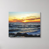 Cape May Point Sunset Canvas Afdruk (Voorkant)