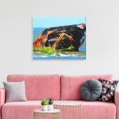 Cape May Shipwreck Canvas Afdruk (Insitu (Woonkamer))