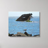 Cape May Shipwreck Canvas Afdruk (Voorkant)