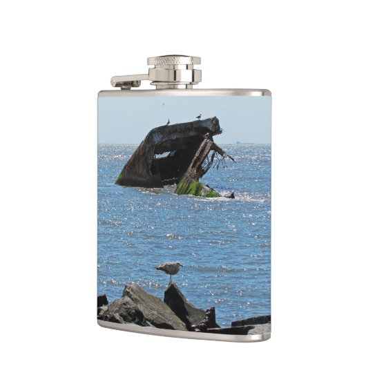 Cape May Shipwreck Heupfles (Links)