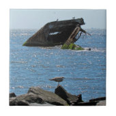 Cape May Shipwreck Tegeltje (Voorkant)