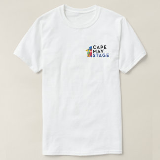 Cape May Stage ART Logo's T-shirt in wit