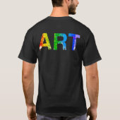 Cape May Stage ART Logo's T-shirt in zwart (Achterkant)