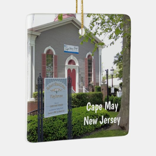 Cape May Stage Keramisch Ornament (Rechts)
