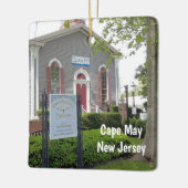 Cape May Stage Keramisch Ornament (Links)
