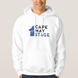 Cape May Stage Logo Hoodie in het wit