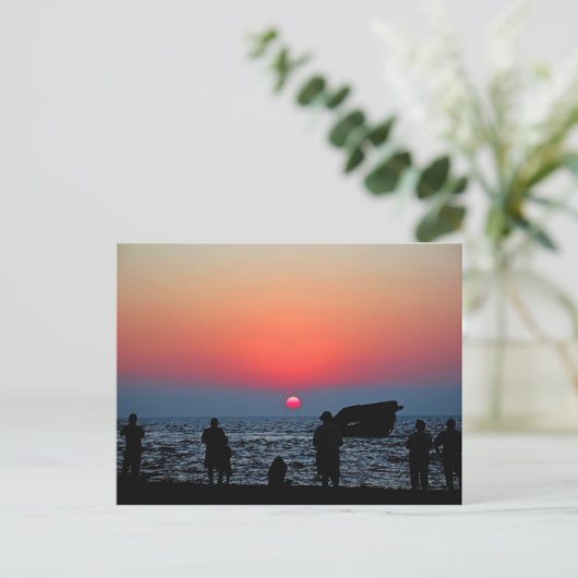 Cape May Sunset Briefkaart (Staand voorkant)