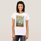 Cape May T-Shirt Sailboat  New Jersey (Voorkant volledig)
