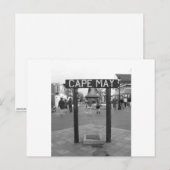 Cape May * teken Briefkaart (Voorkant / Achterkant)