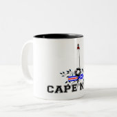 Cape May Tweekleurige Koffiemok (Voorkant links)