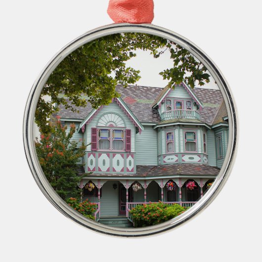 Cape May Victoriaans Metalen Ornament (Voorkant)