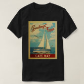 Cape May Vintage Travel T-shirt (Design voorkant)