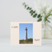 Cape May Vuurtoren Ansichtkaart Briefkaart (Staand voorkant)
