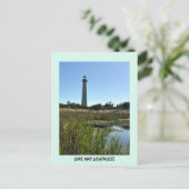 Cape May Vuurtoren Foto Ansichtkaart Briefkaart (Staand voorkant)