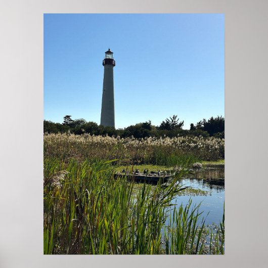 Cape May-vuurtoren fotoposter  Poster (Voorkant)