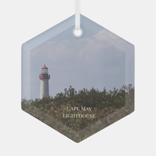 Cape May Vuurtoren Ornament  (Voorkant)