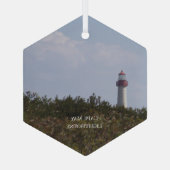 Cape May Vuurtoren Ornament  (Achterkant)