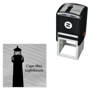 Cape May-vuurtoren zelfinkende stempel