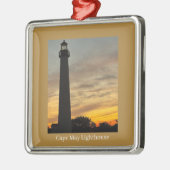 Cape May-vuurtoren Zonsondergang Ornament  (Links)