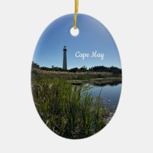 Cape May-vuurtorenornament Keramisch Ornament